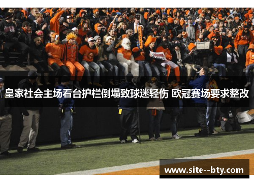 皇家社会主场看台护栏倒塌致球迷轻伤 欧冠赛场要求整改